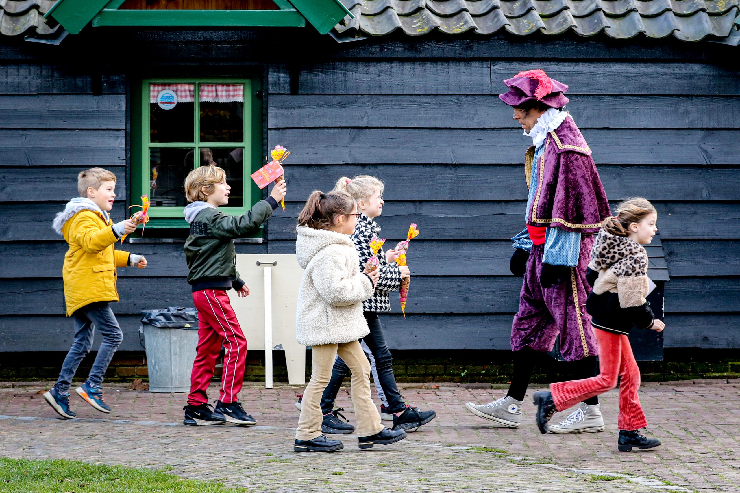 Kinderen in Het dorp van Sinterklaas